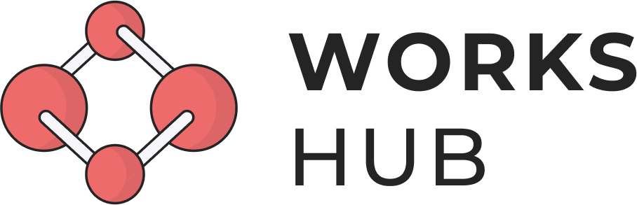 WorksHub logo with text